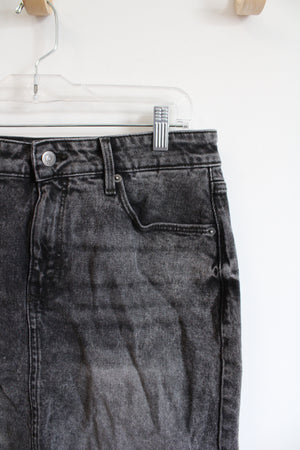 Old Navy Black Denim Mini Skirt | 8