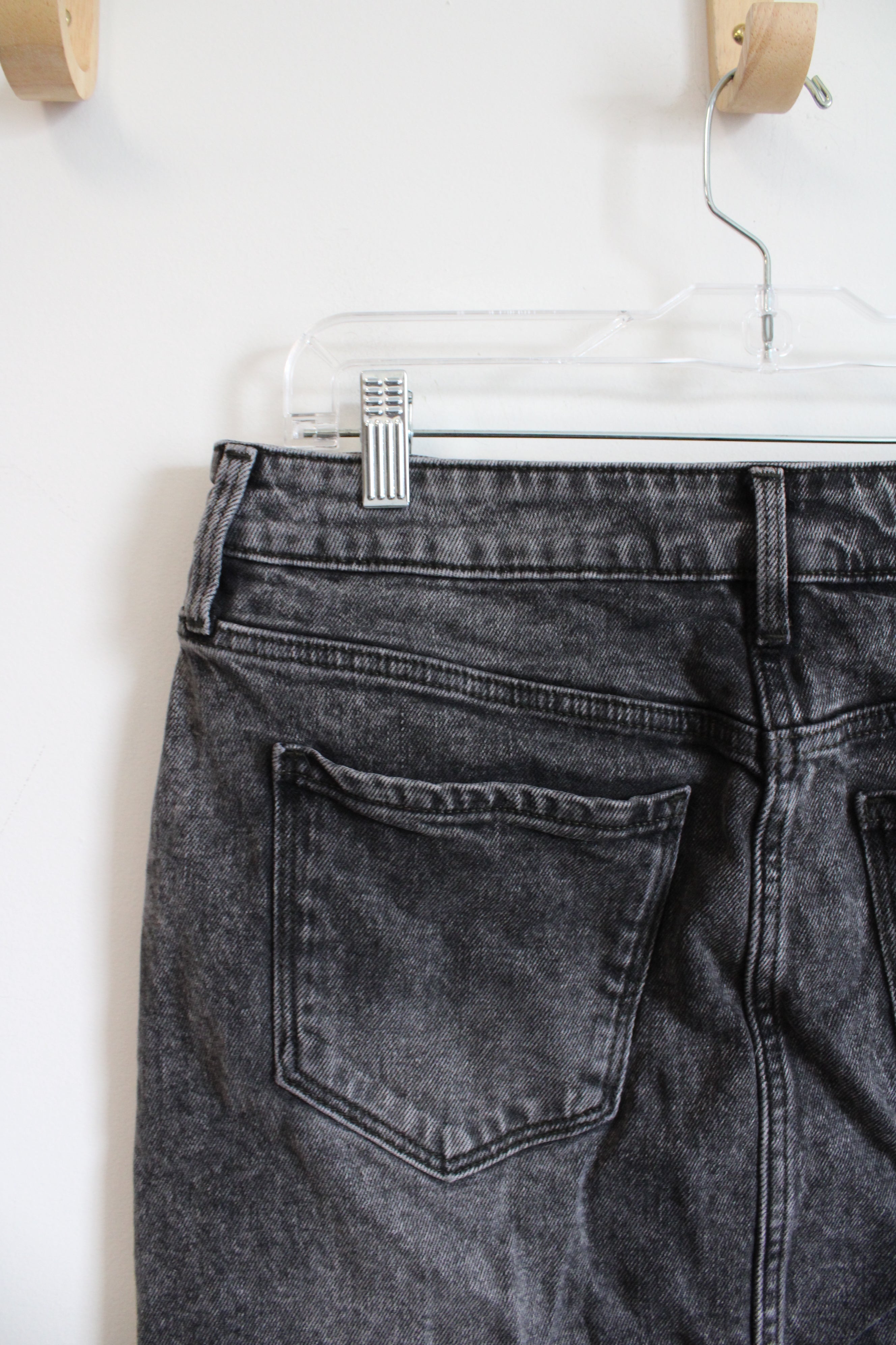 Old Navy Black Denim Mini Skirt | 8