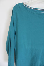 The Talbots Tee Blue Shirt | L