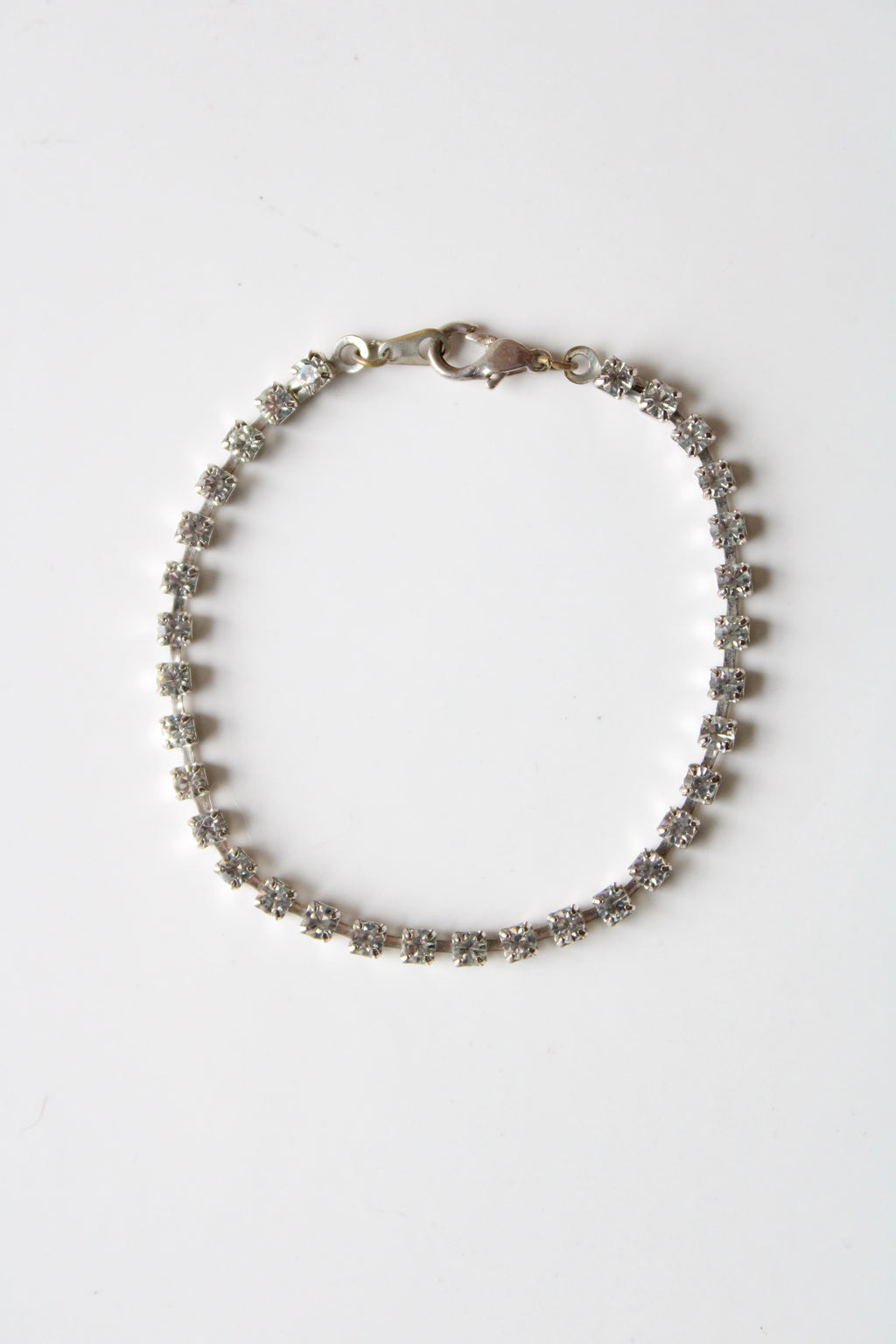 Vintage Clear Rhinestone Bracelet