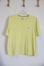 Chaps Coastland Wash Yellow Tee | XXL