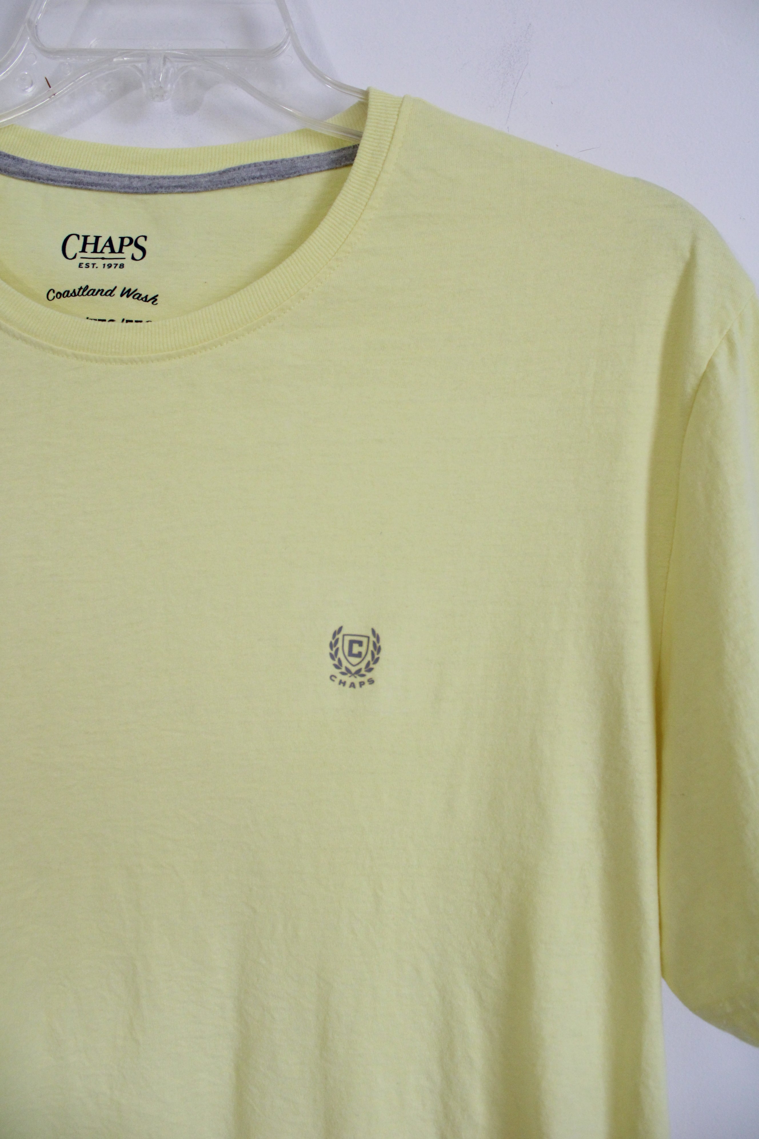 Chaps Coastland Wash Yellow Tee | XXL