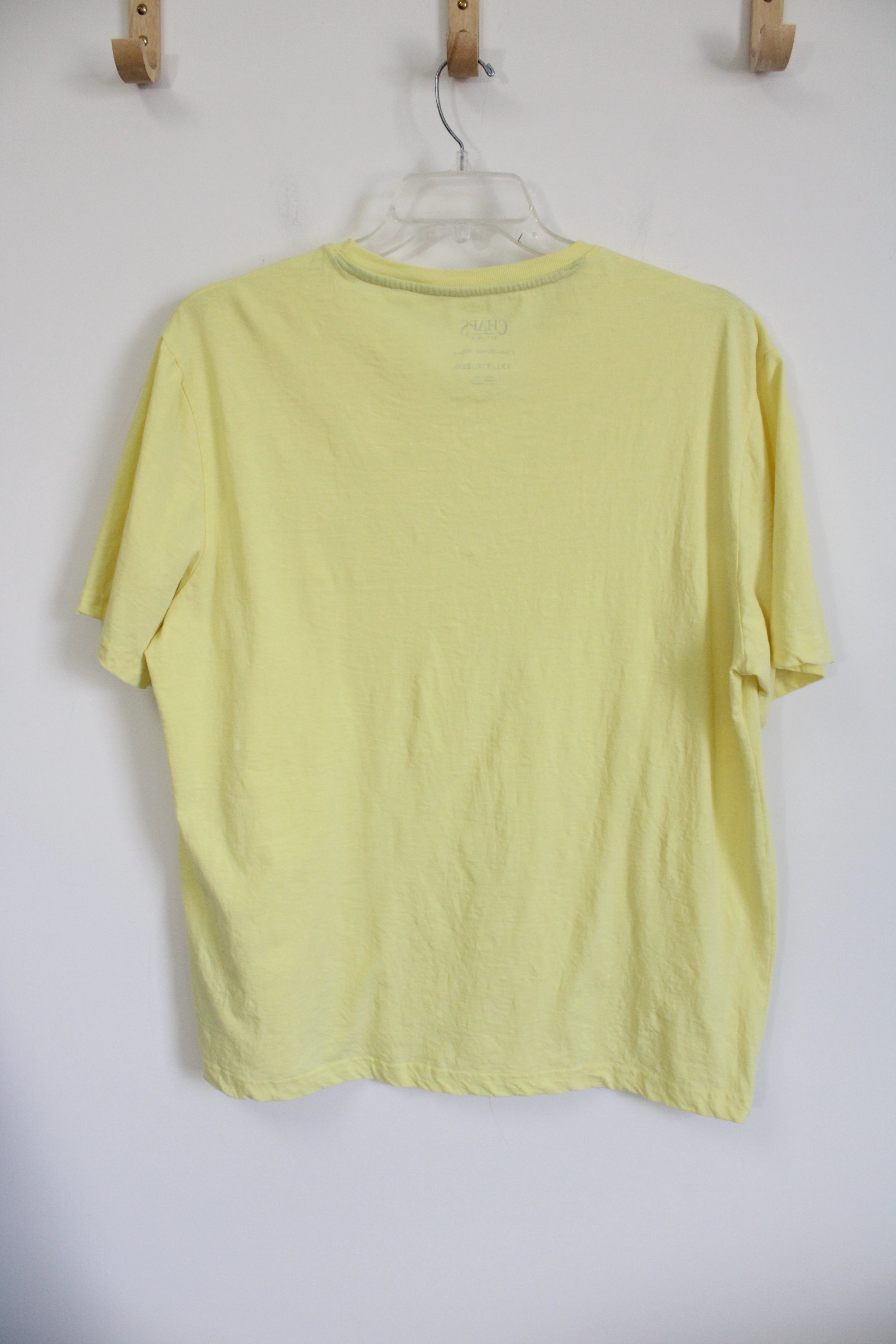 Chaps Coastland Wash Yellow Tee | XXL