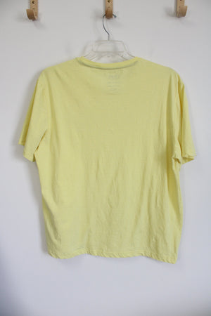 Chaps Coastland Wash Yellow Tee | XXL