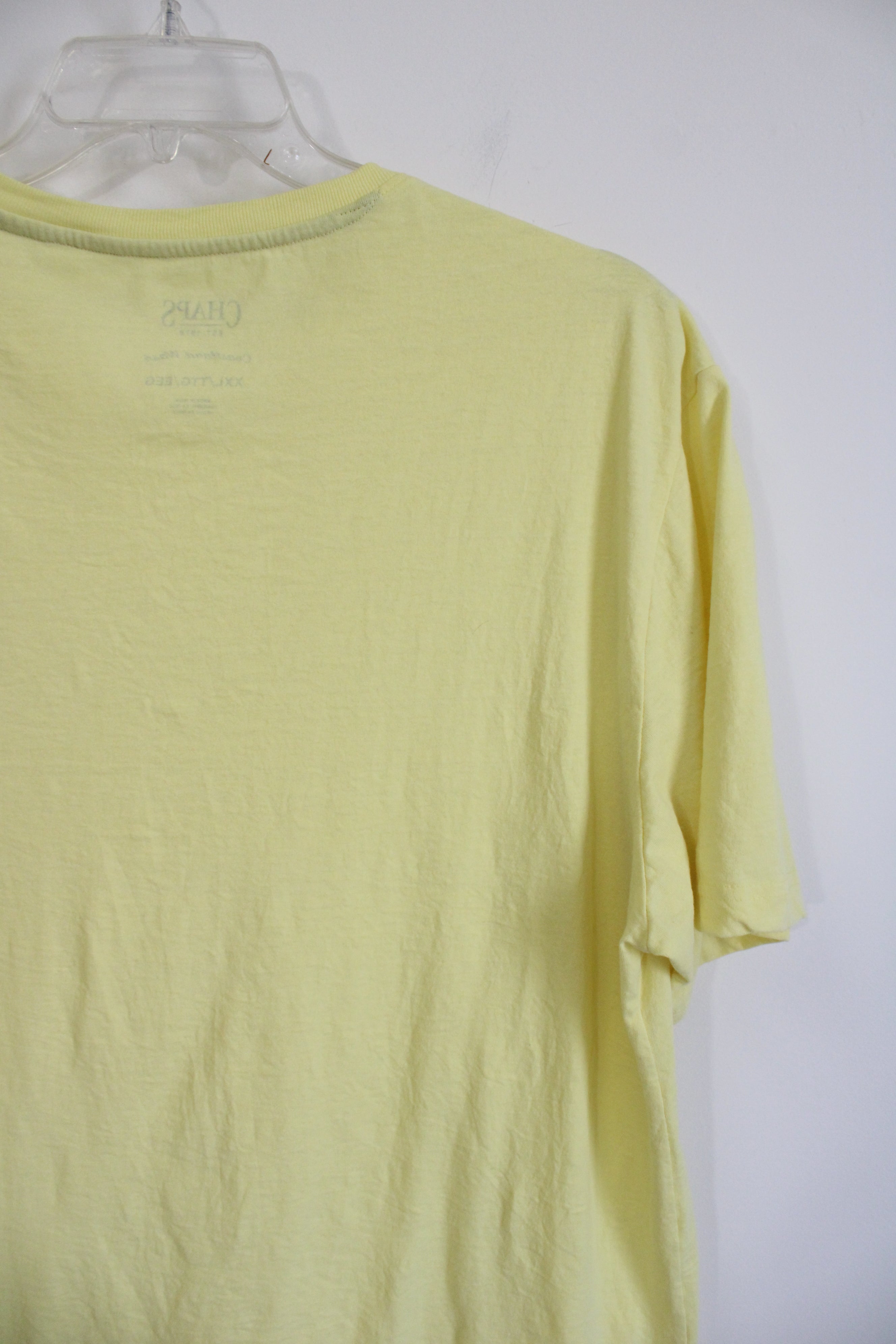 Chaps Coastland Wash Yellow Tee | XXL