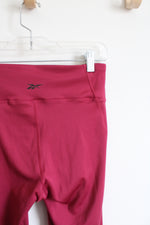 Reebok Magenta Athletic Capri Leggings | M
