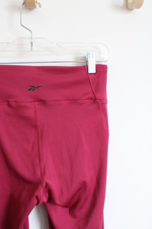 Reebok Magenta Athletic Capri Leggings | M