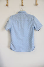 Modern Culture Blue Fish Patterned Top | S