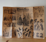 Harper's Bazar 1875 Women's Fashion Newspaper Print