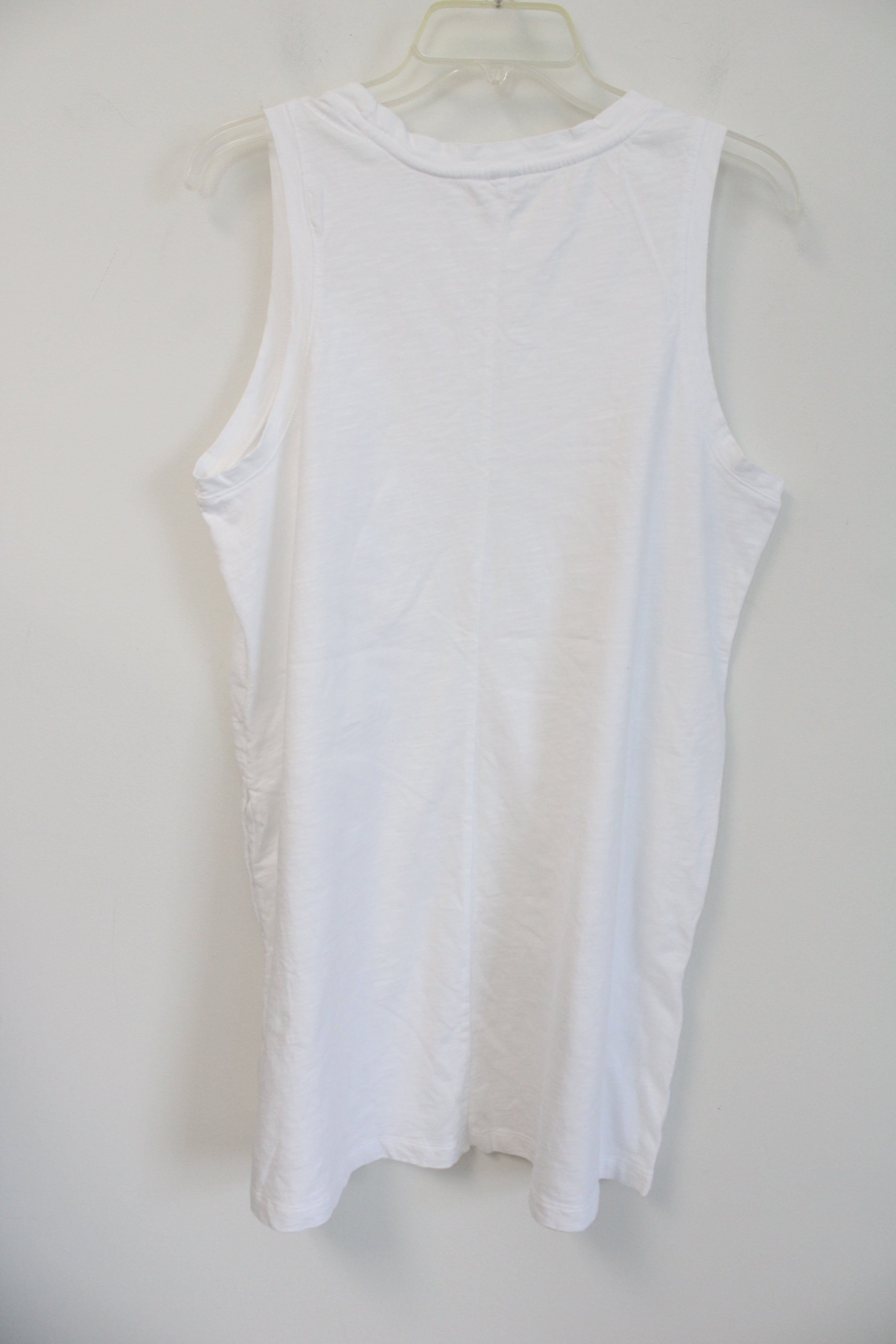 Old Navy White Tank Cotton Dress | L Petite