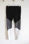 Old Navy Active Fitted Black & White Athletic Leggings | L