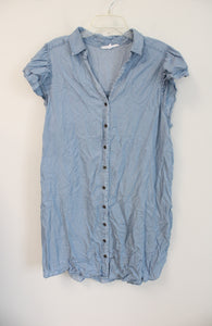 Jane + Delancey Chambray Button Down Dress | 1X