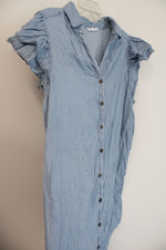 Jane + Delancey Chambray Button Down Dress | 1X