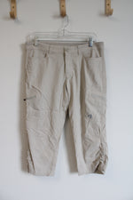 Eddie Bauer First Ascent Tan Hiking Capri Pants | 6