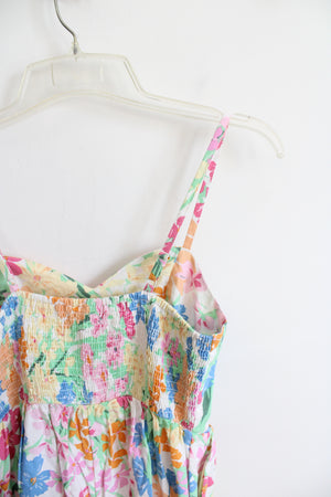 NEW Old Navy Colorful Tropical Patterned Romper | S