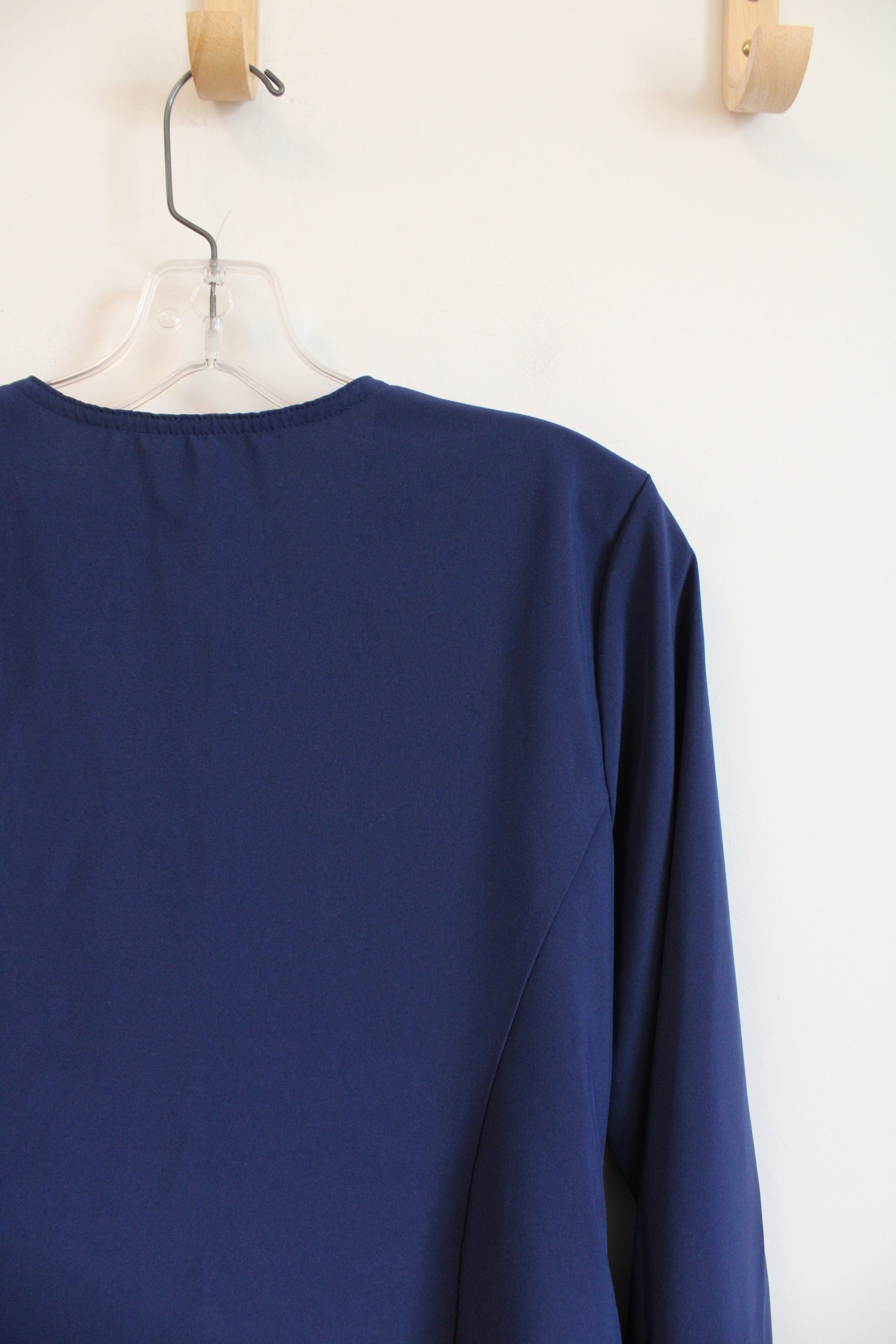 Dickies Navy Blue Long Sleeved Scrub Top | S