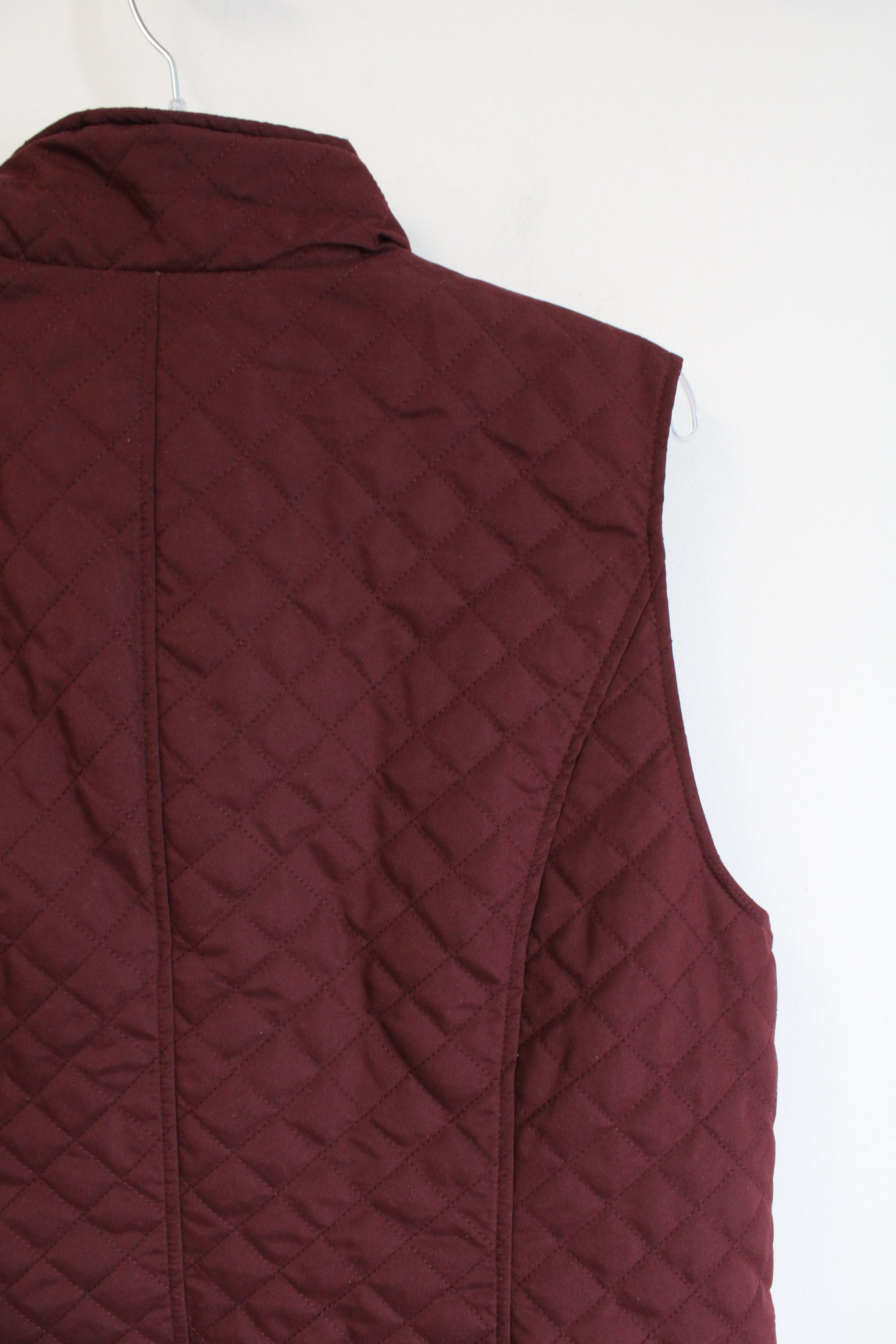 G.H. Bass & Co. Burgundy Quilted Vest | XL