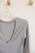 Reebok Gray Long Sleeved Tee | SM