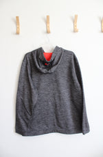 Under Armour Gray & Red Fleece Lined Hoodie | XXL