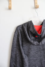 Under Armour Gray & Red Fleece Lined Hoodie | XXL