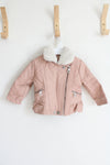 NEW Urban Republic Pink Faux Leather & Fur Coat | 6-9 MO