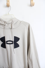 Under Armour Tan & Black Fleece Lined Hoodie | 2XL