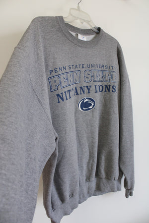 Jerzees Penn State Nittany Lions Gray Sweatshirt | XL