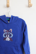 Mini Boden Blue Racoon Hoodie | Youth 6/7