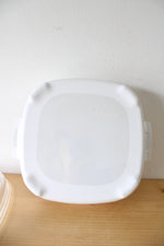 Corning Ware White Covered Dish | 10X10"
