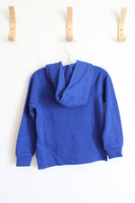 Mini Boden Blue Racoon Hoodie | Youth 6/7
