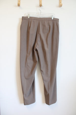 Briggs New York Brown Dress Pants | 16