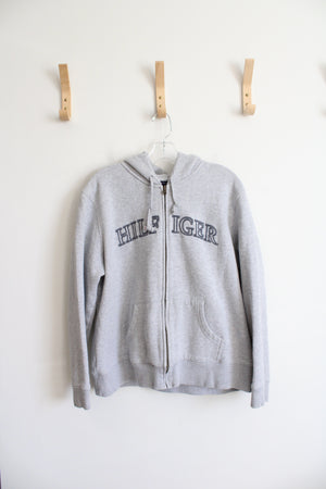 Tommy Hilfiger Gray Full Zip Jacket | Youth XXL