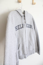 Tommy Hilfiger Gray Full Zip Jacket | Youth XXL