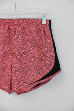 Nike Pink & Black Patterned Athletic Shorts | S