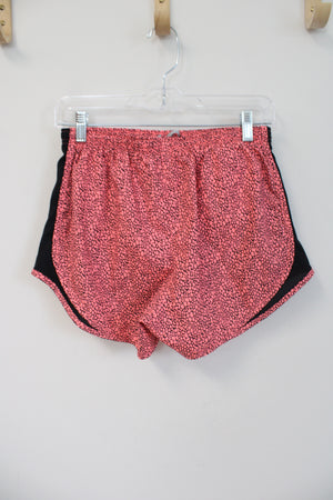 Nike Pink & Black Patterned Athletic Shorts | S