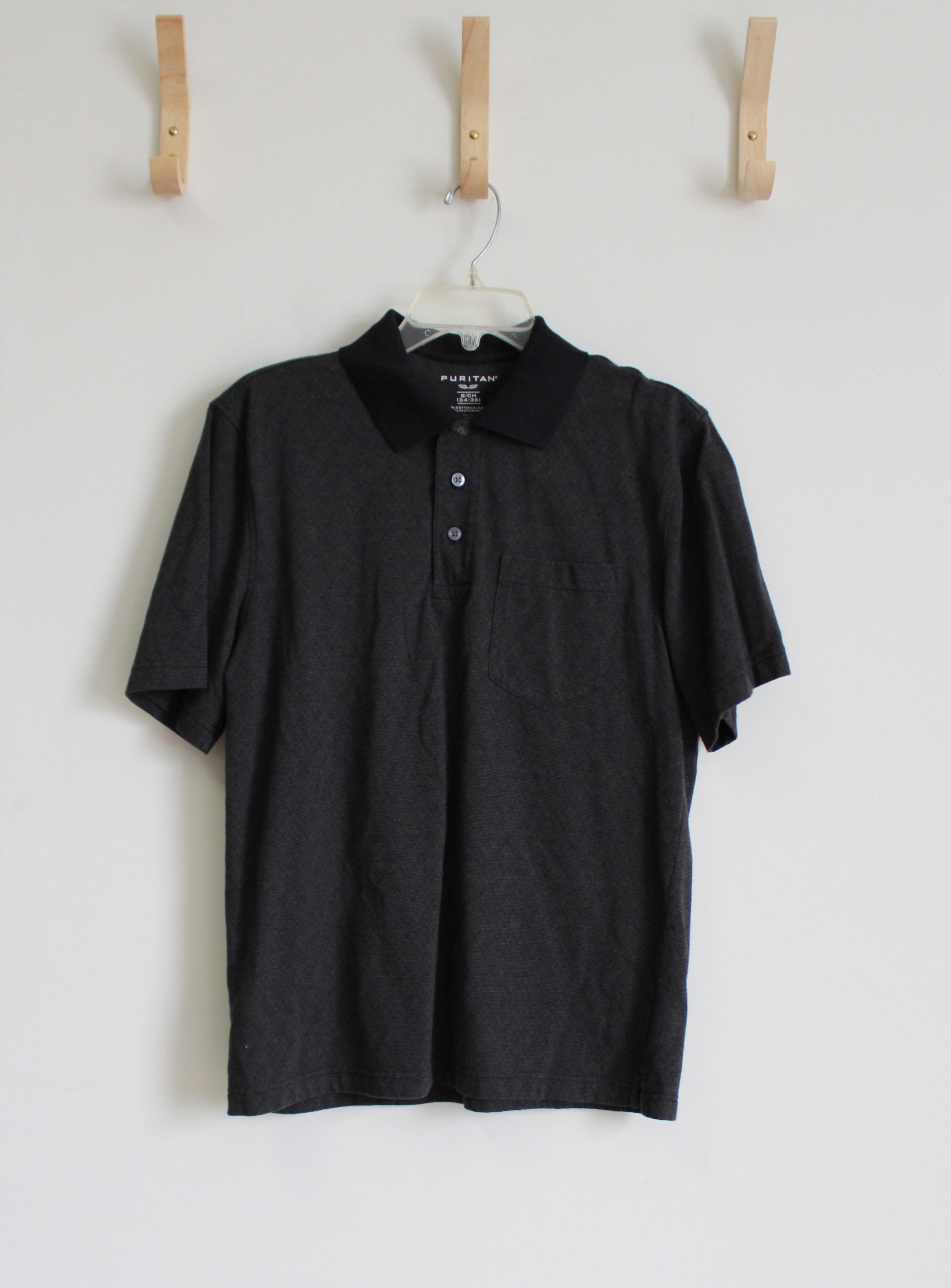 Puritan Gray Soft Polo Shirt | S