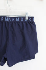 Under Armour Heatgear Navy Athletic Shorts | Youth L (14/16)