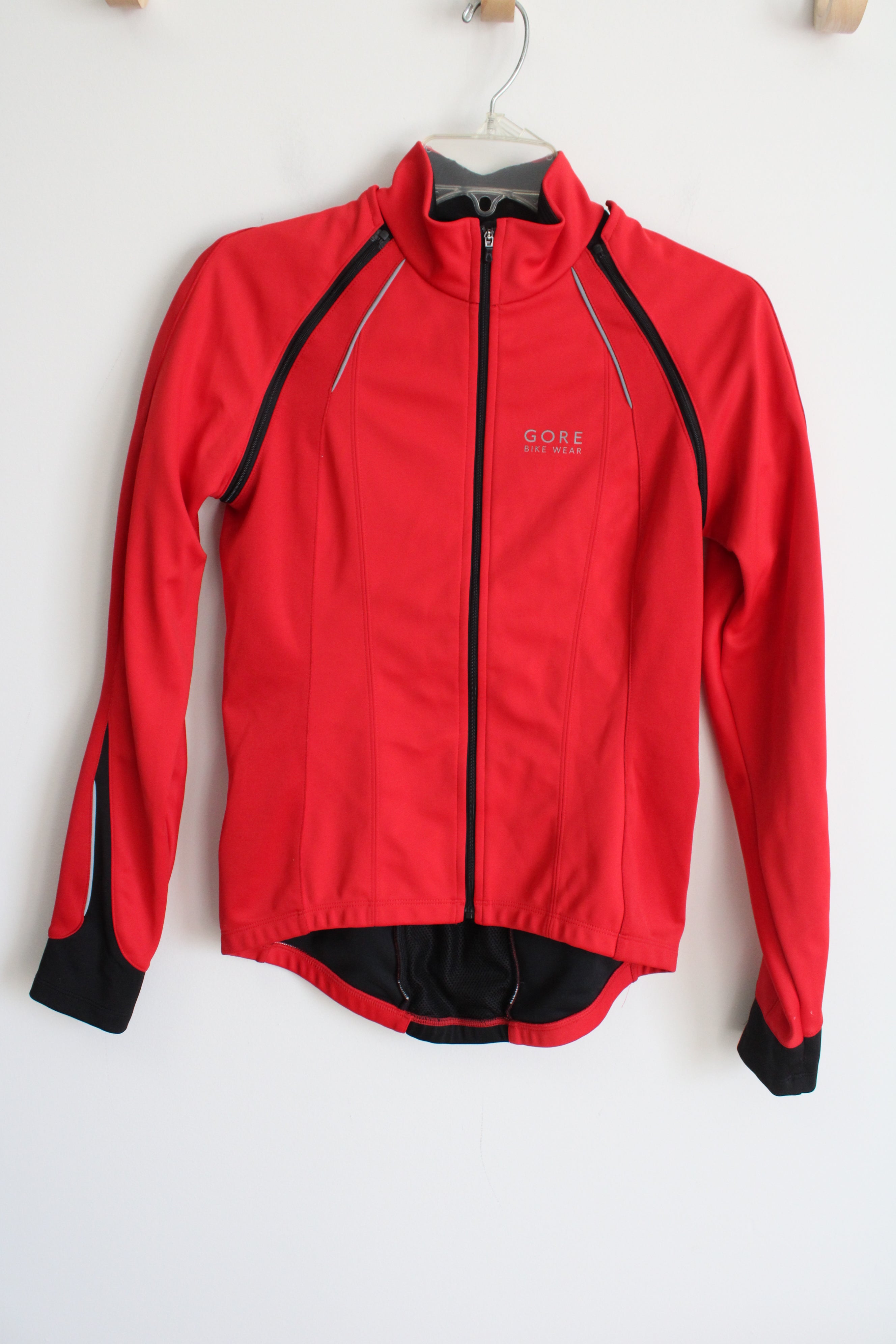 Gore Bike Wear Red Windstopper Soft Shell Jacket XS Jubilee Thrift