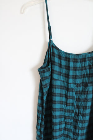 NEW Wild Fable Blue & Black Plaid Dress | XXL