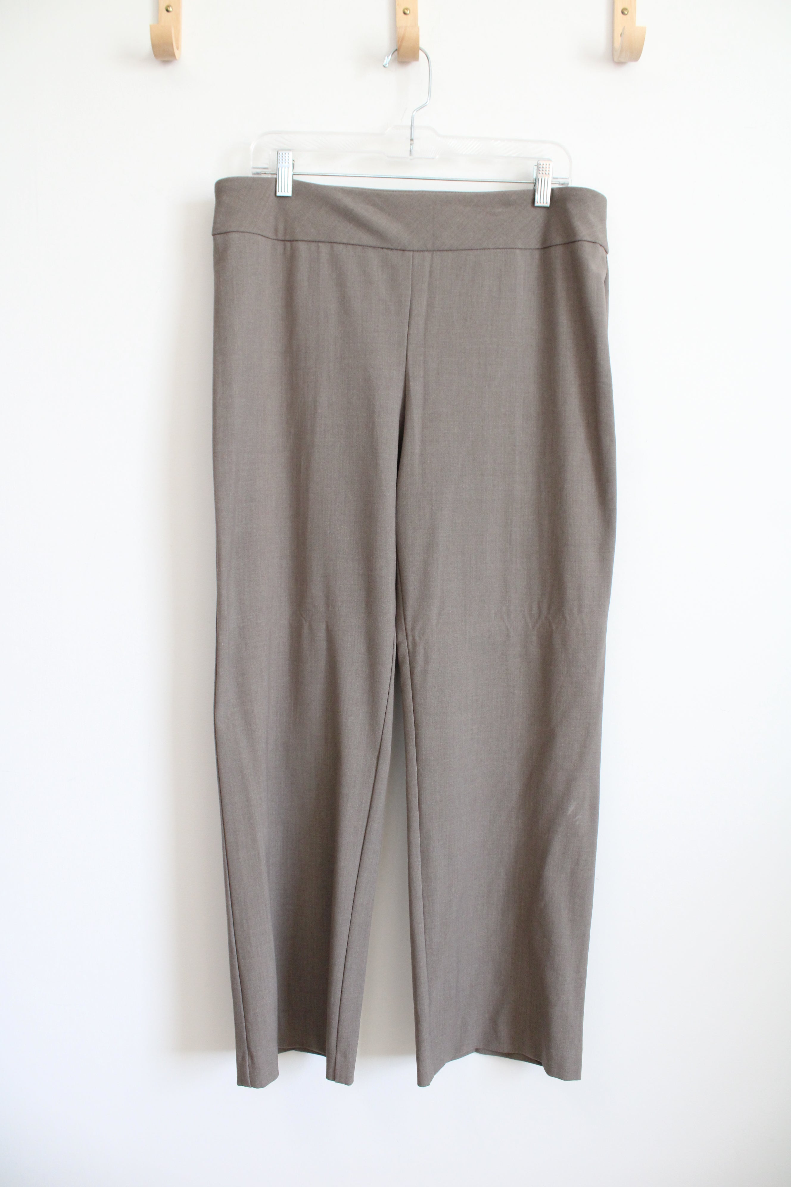 Roz & Ali Taupe Dress Pants | 14