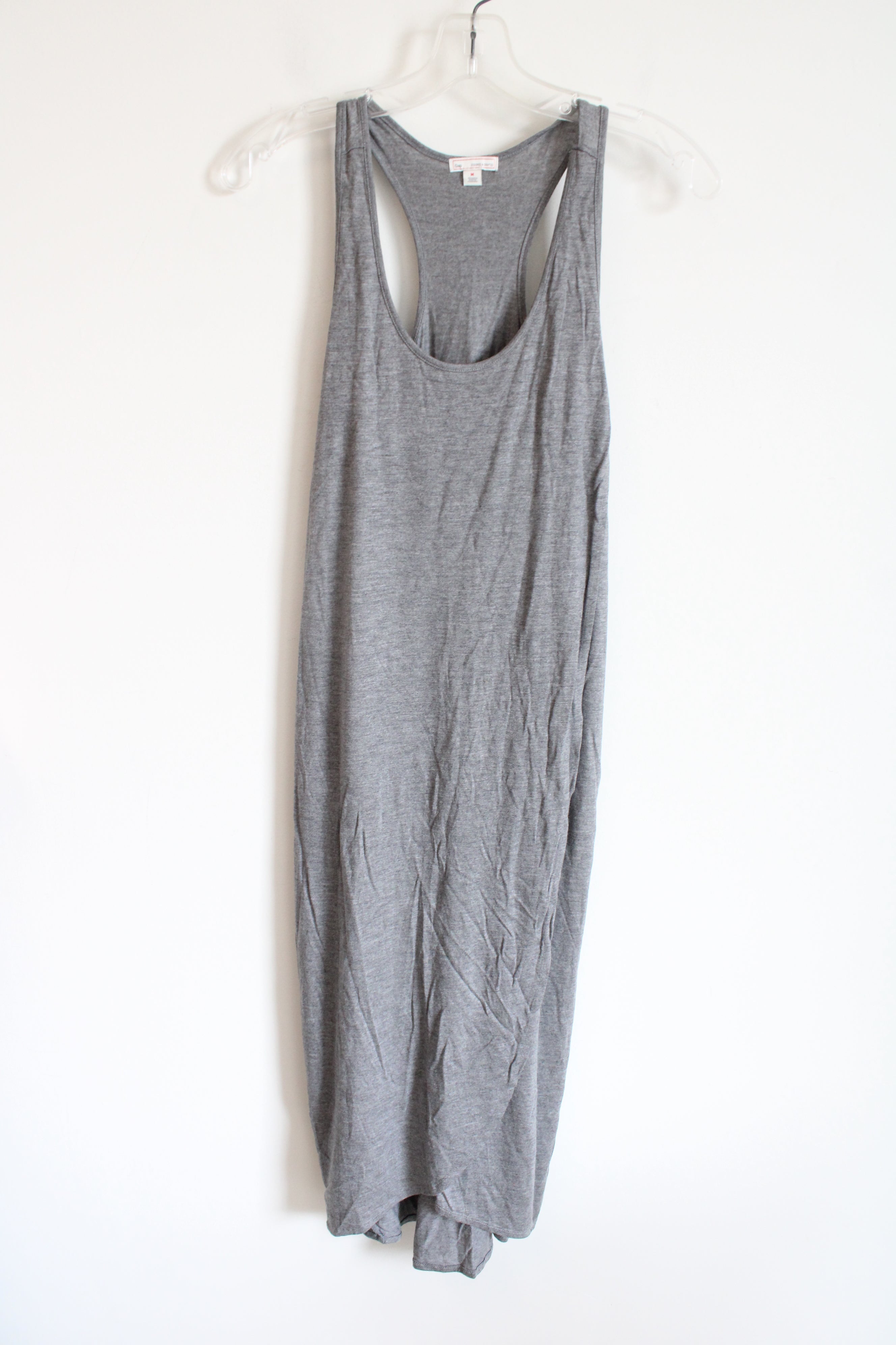 Gap Solid Gray Sleeveless Dress | M