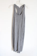 Gap Solid Gray Sleeveless Dress | M