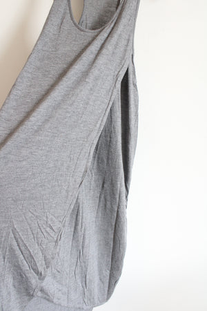 Gap Solid Gray Sleeveless Dress | M