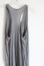 Gap Solid Gray Sleeveless Dress | M