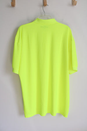 Blue Generation Neon Yellow Polo Shirt | XL