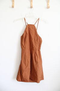 A New Day Burnt Orange Spaghetti Strap Dress | L