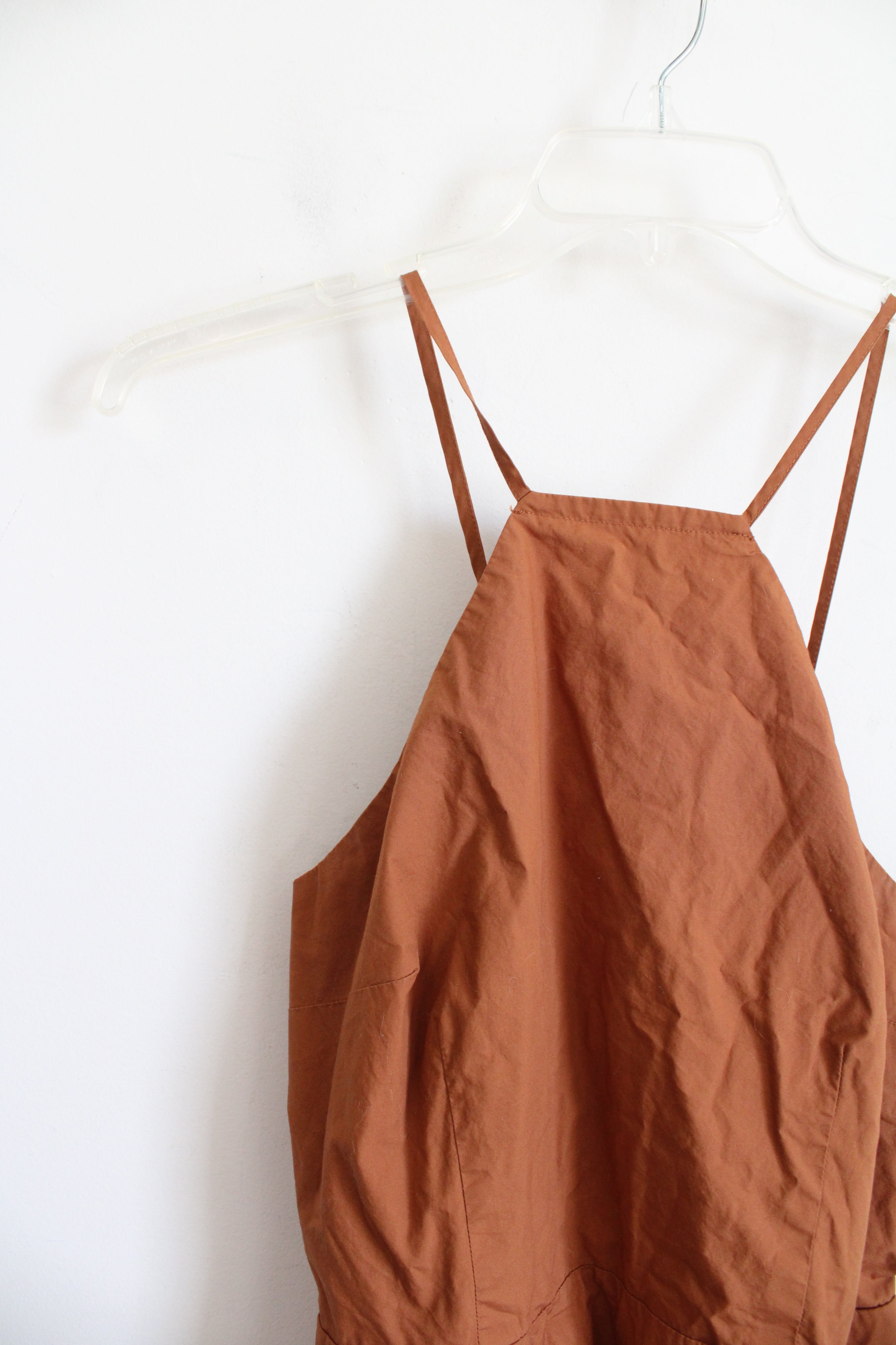 A New Day Burnt Orange Spaghetti Strap Dress | L