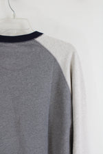 Basic Editions Navy & Gray Pullover Sweatshirt