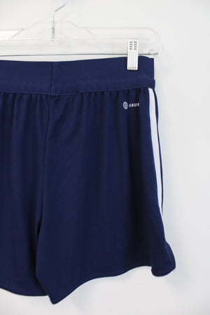 Adidas Navy & White Athletic Shorts | S