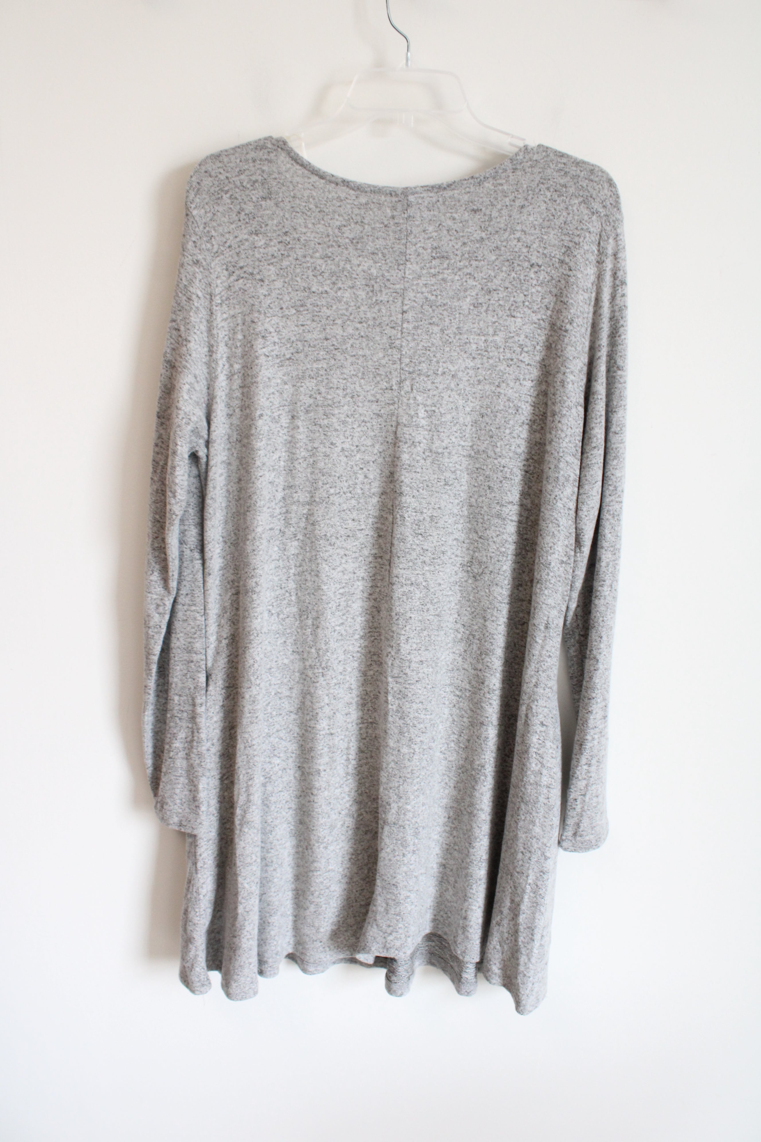 NEW Lildy Gray Plush Knit Tunic Long Sleeved Dress | L-XL